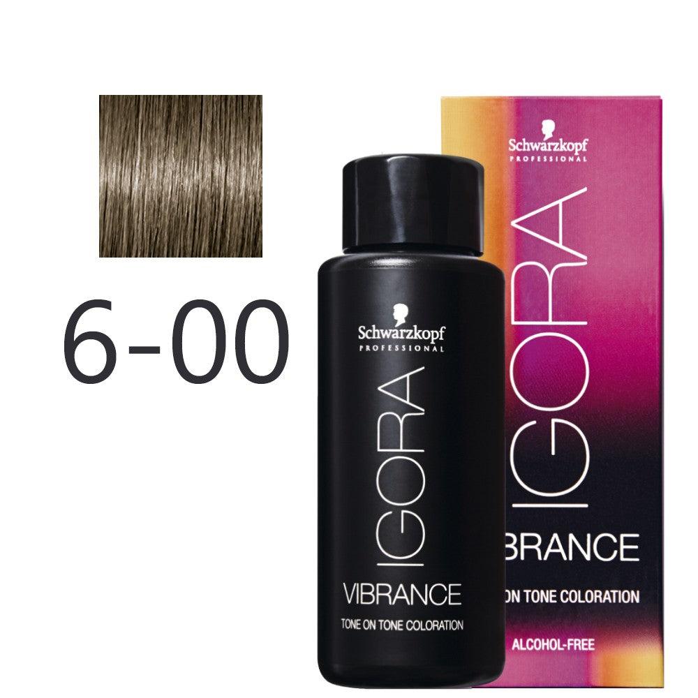 Schwarzkopf - Tonalizador Igora Vibrance 6-00 Rubio Oscuro Natural Intenso 60 ml