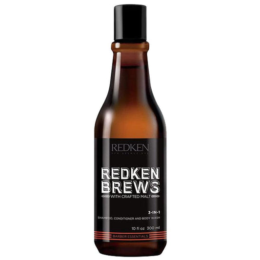 Redken - Champú-Acondicionador 3 en 1 Brews 300 ml