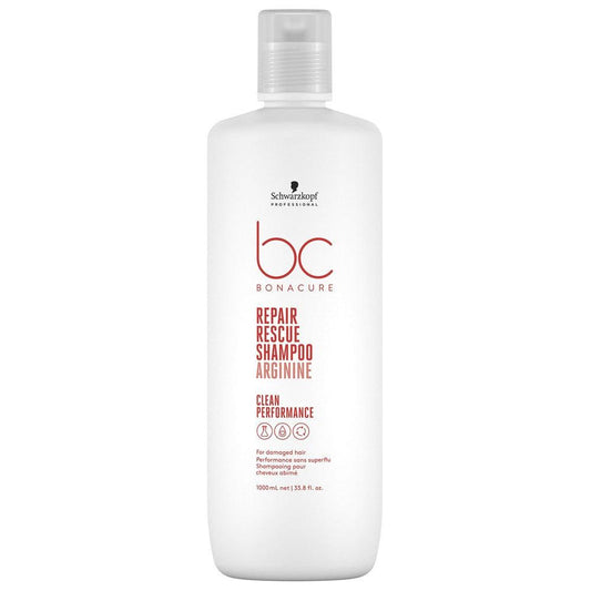 Schwarzkopf - Champú Reparador BC Bonacure Clean Repair Rescue 1000 ml