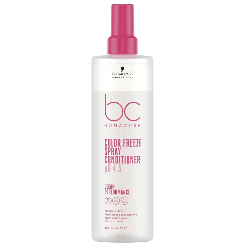 Schwarzkopf - Spray Acondicionador para Cabello Teñido ph 4.5 BC Bonacure Clean Color Freeze 400 ml