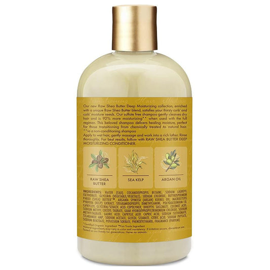Shea Moisture - Champú Reparador Raw Shea Butter 384 ml