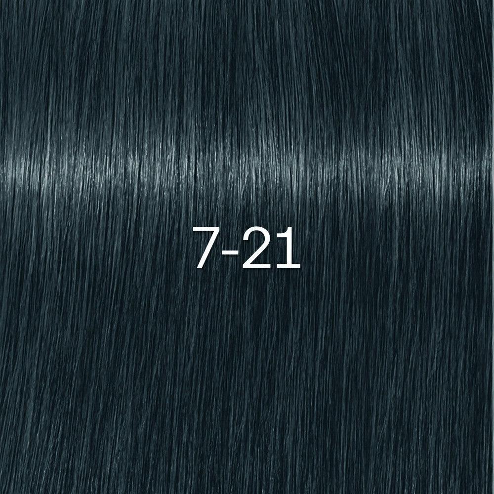 Schwarzkopf - Tinte sin Amoniaco Igora Zero AMM 7-21 Rubio Medio Humo Ceniza 60 ml