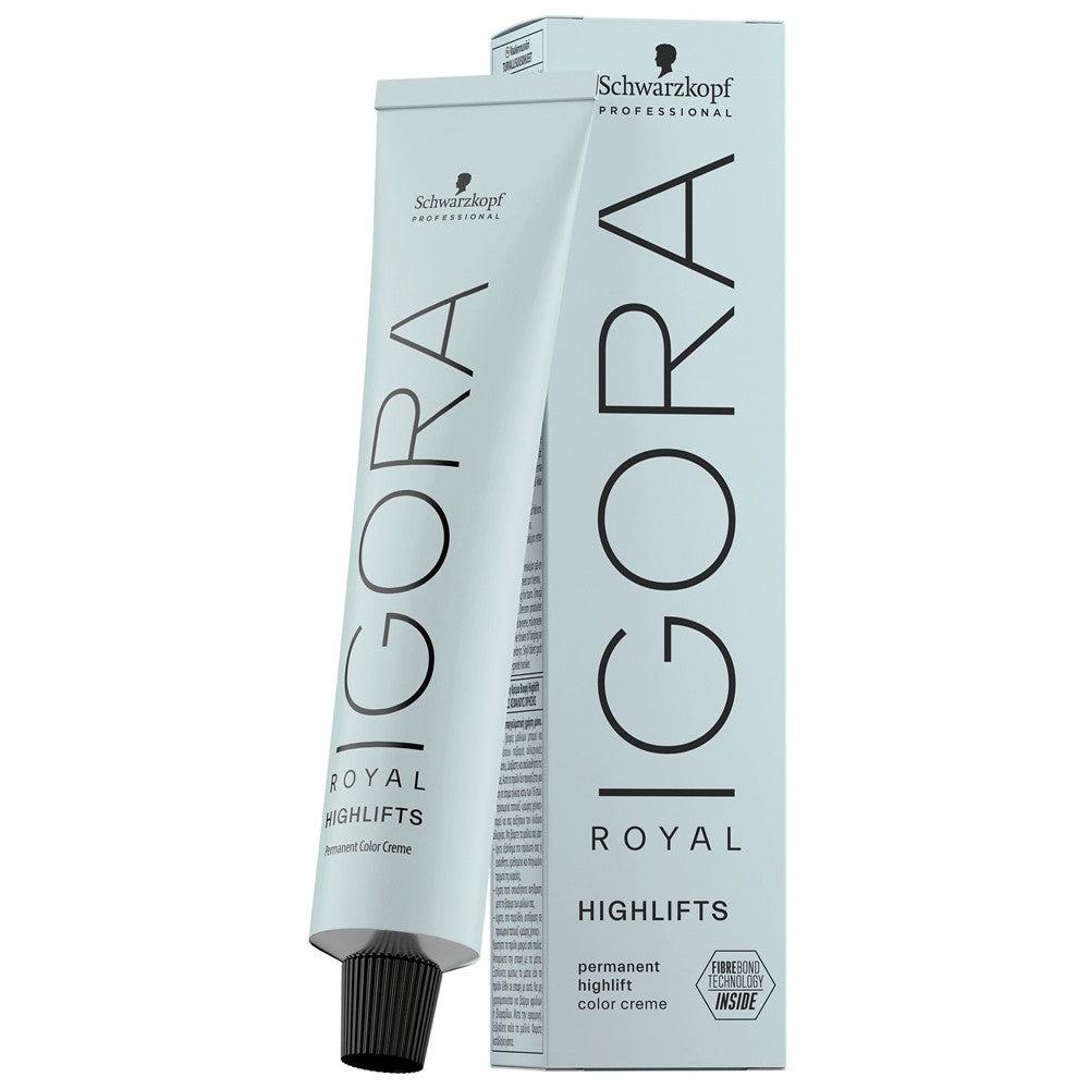 Schwarzkopf - Tinte Superaclarante Igora Royal Highlifts 12-21 Rubio Platino Humo Ceniza 60 ml