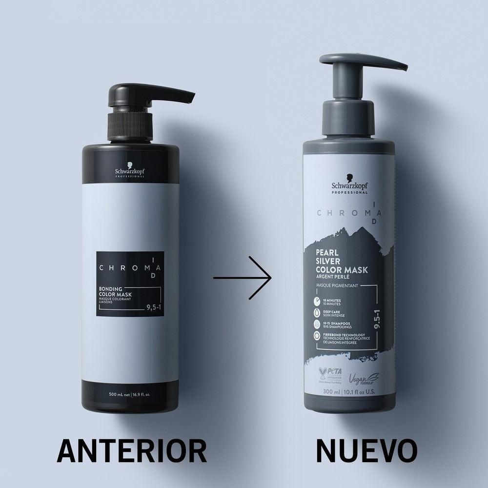 Schwarzkopf - Mascarilla De Color Chroma ID 9,5-1 Plata Perlado 300 ml