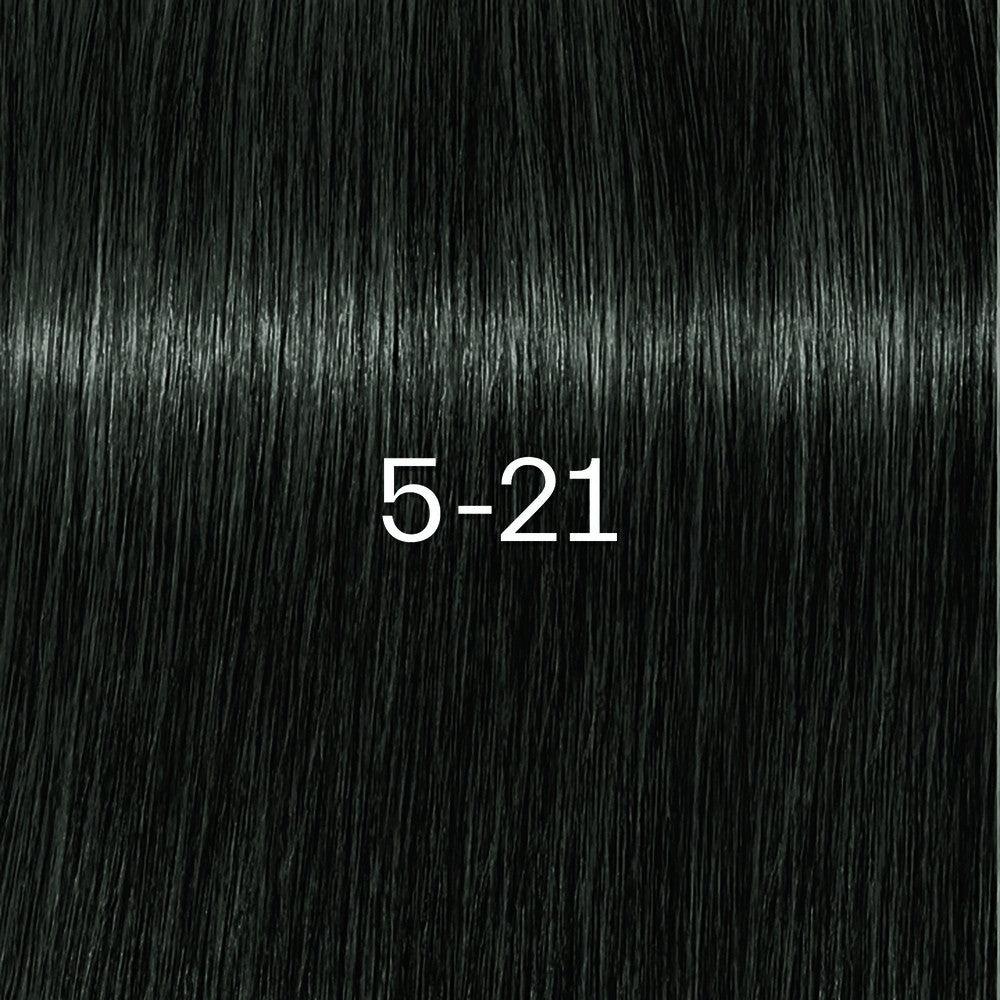 Schwarzkopf - Tinte sin Amoniaco Igora Zero AMM 5-21 Castaño Claro Humo Ceniza 60 ml