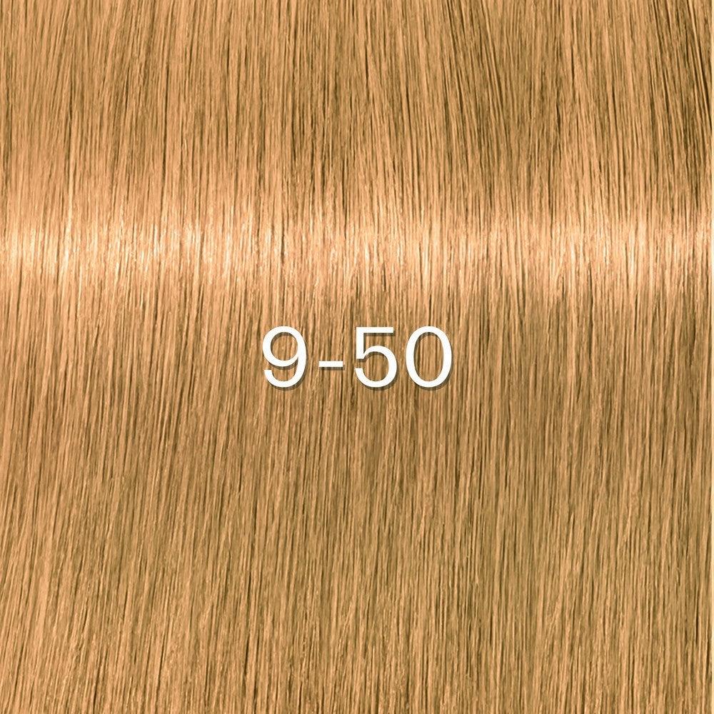 Schwarzkopf - Tinte sin Amoniaco Igora Zero AMM 9-50 Rubio Muy Claro Dorado Natural 60 ml