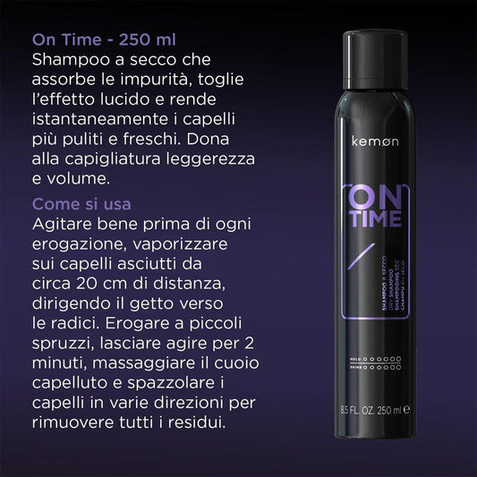 Kemon - Champú en Seco Hair Style On Time 250 ml
