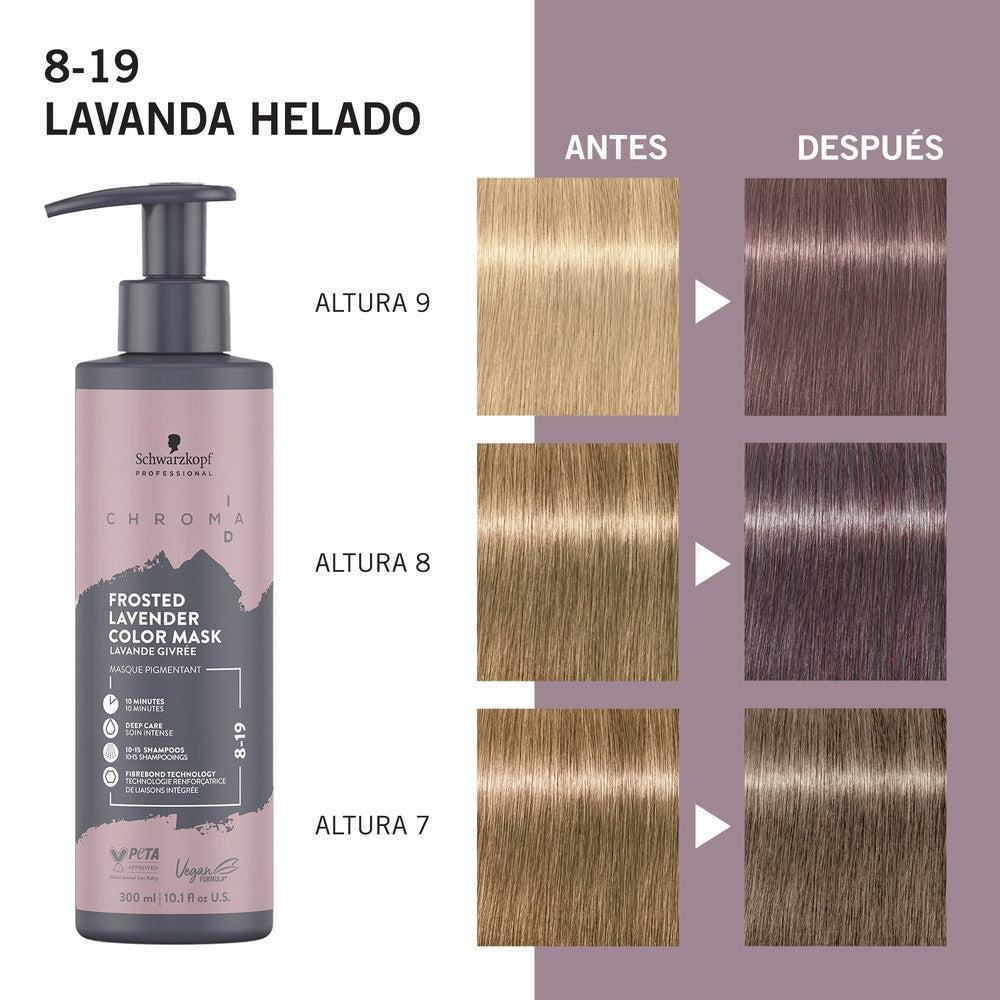 Schwarzkopf - Mascarilla De Color Chroma ID 8-19 Lavanda Helado 300 ml