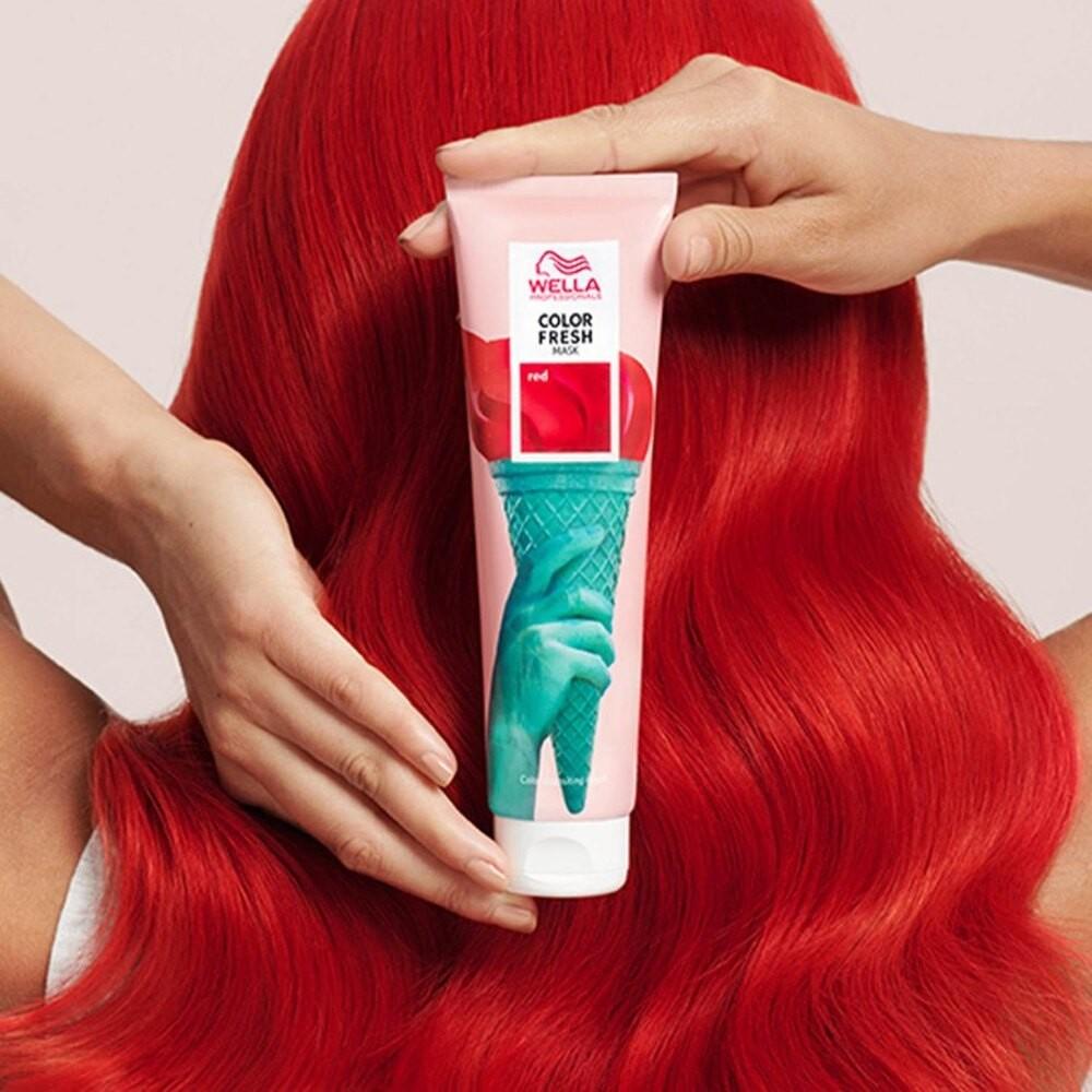 Wella - Mascarilla de Color - Color Fresh Red 150 ml