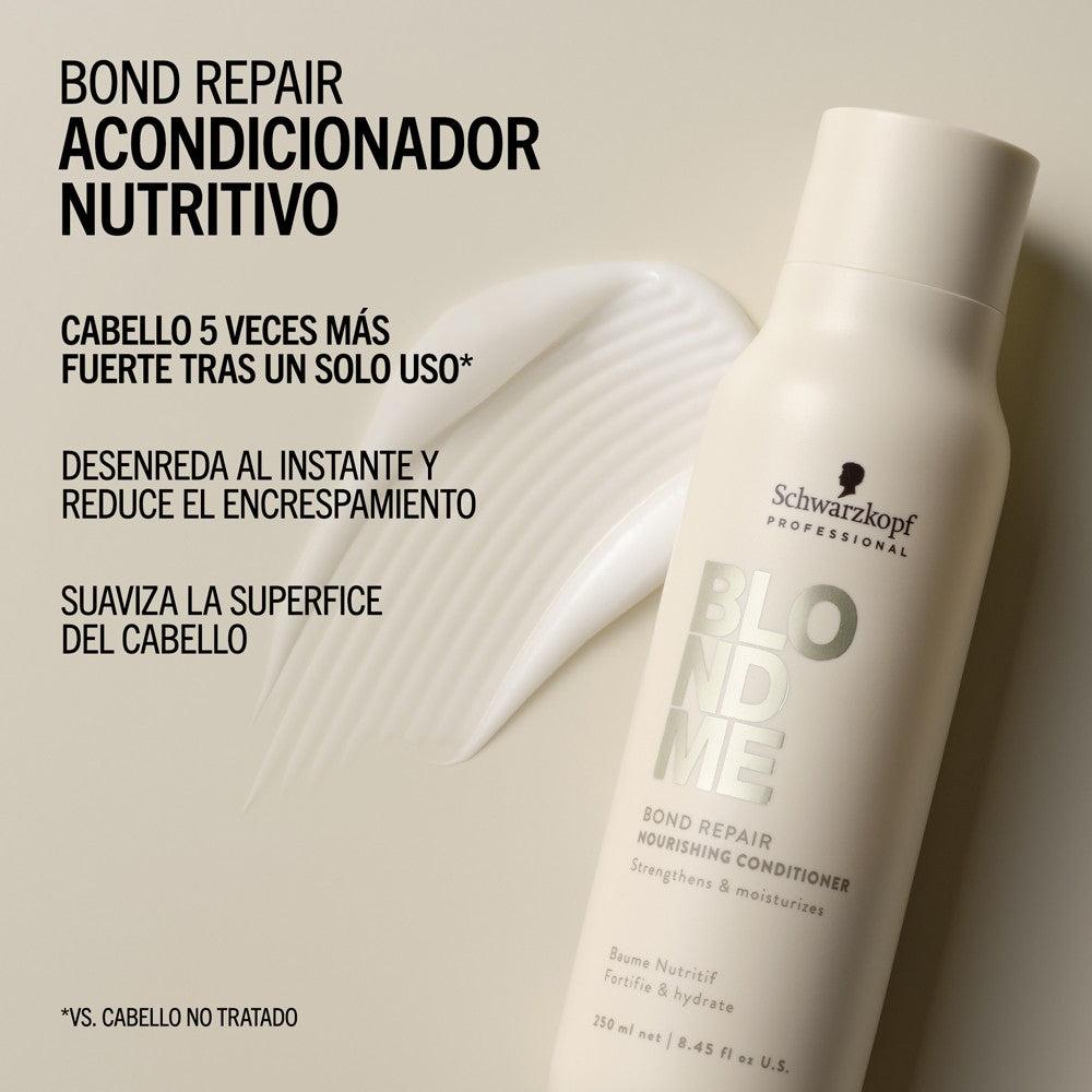 Schwarzkopf - Acondicionador Nutritivo BlondMe Bond Repair Nourishing 250 ml
