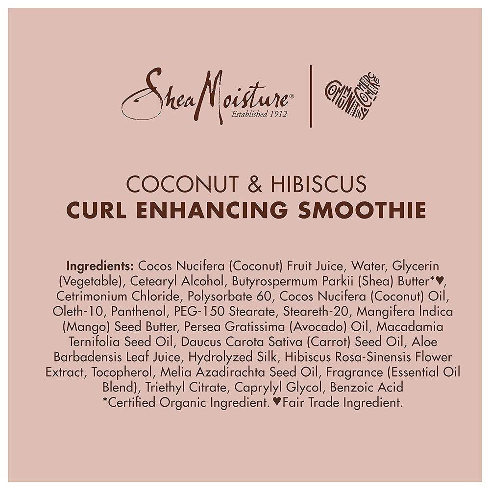 Shea Moisture - Acondicionador Coconut & Hibiscus Curl Enhancing Smoothie 340 g