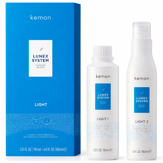 Kemon - Lunex System Light Kit Tratamiento Cosmético Aclarante 90 ml + 180 ml