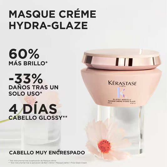 Kérastase - Gloss Absolu Mascarilla Masque Crème Hydra-Glaze 200 ml