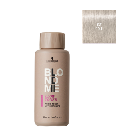 Schwarzkopf - Matizador de Brillo BlondMe Glow Toner 10-1 Hielo 60 ml