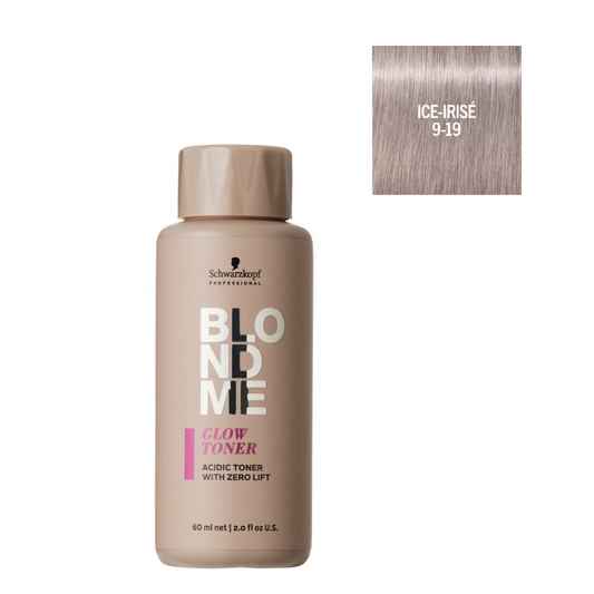 Schwarzkopf - Matizador de Brillo BlondMe Glow Toner 9-19 Hielo Irisado 60 ml