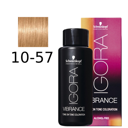 Schwarzkopf - Tonalizador Igora Vibrance 10-57 Dorado Cobrizo 60 ml