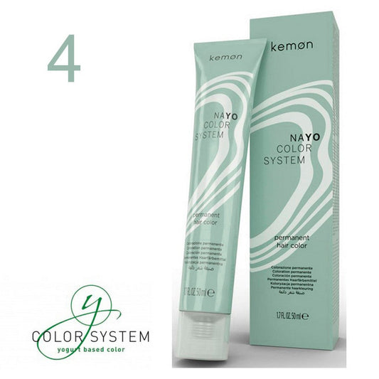 Kemon - Tinte Nayo Color Natural 4 Castaño 50 ml