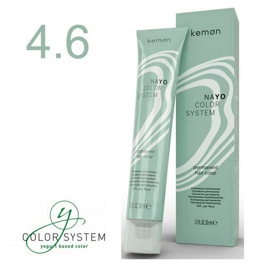Kemon - Tinte Nayo Rojizo Violáceo 4.6 Castaño 50 ml