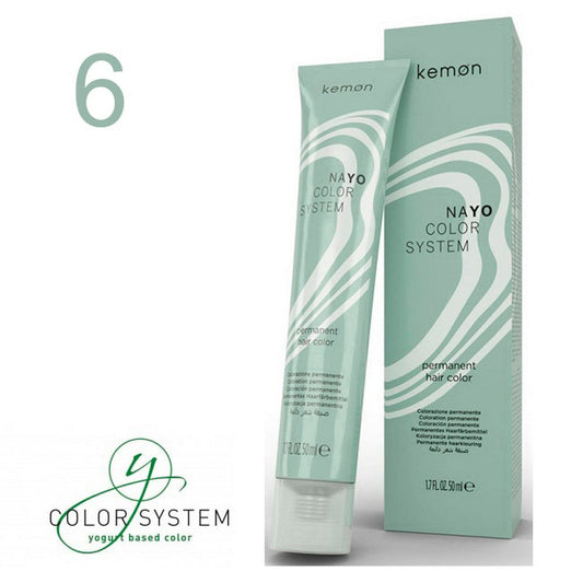 Kemon - Tinte Nayo Color Natural 6 Rubio Oscuro 50 ml