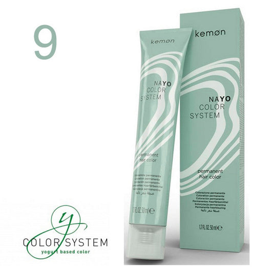 Kemon - Tinte Nayo Color Natural 9 Rubio Muy Claro 50 ml