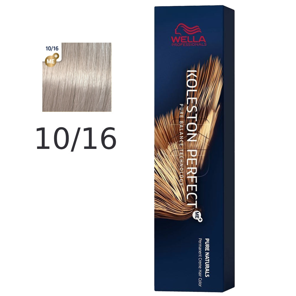 Wella - Crema Permanente Koleston PerfectMe+ 10/16 Rubio Extra Claro Ceniza Violeta 60 ml