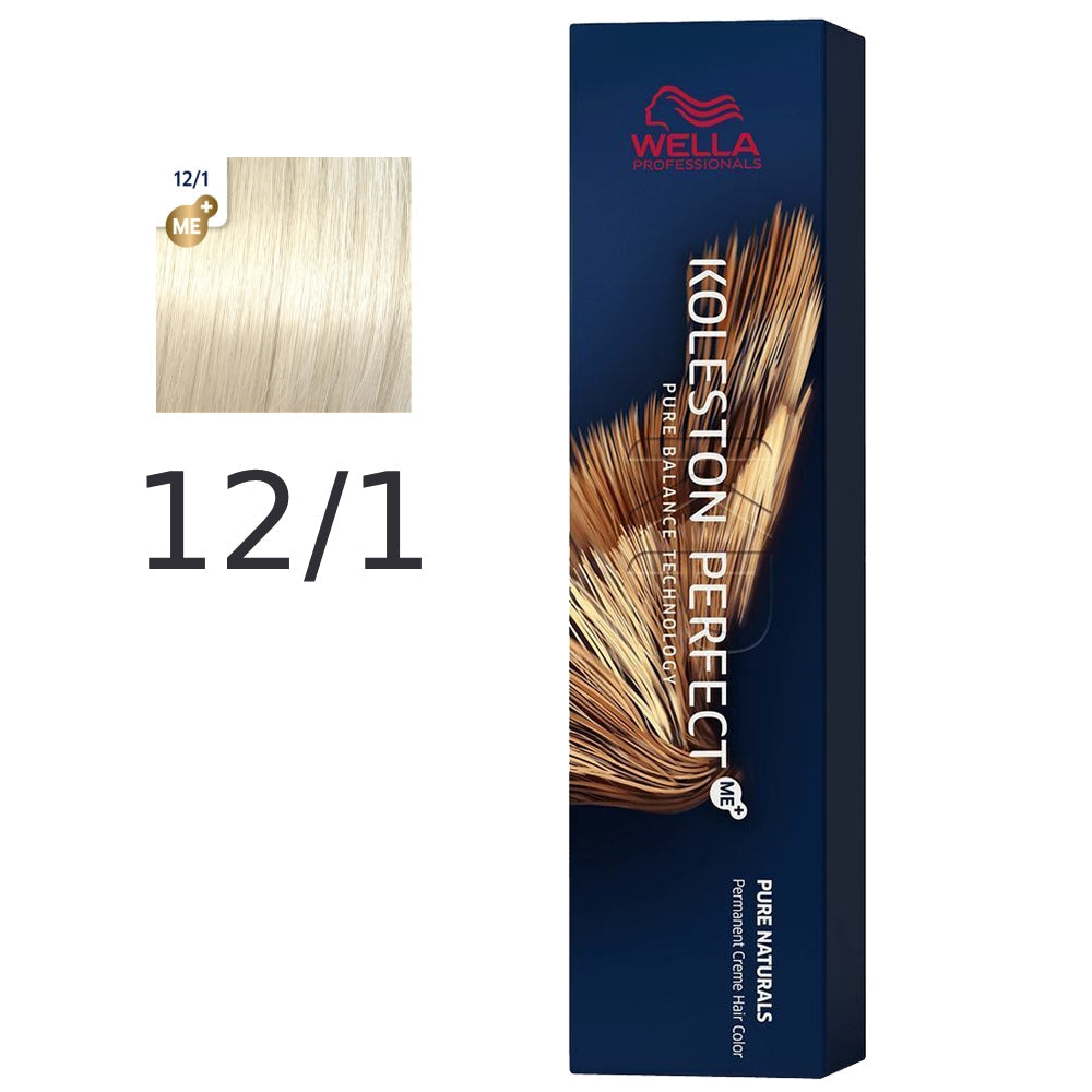 Wella - Crema Permanente Koleston PerfectMe+ 12/1 Especial Rubio Ceniza 60 ml