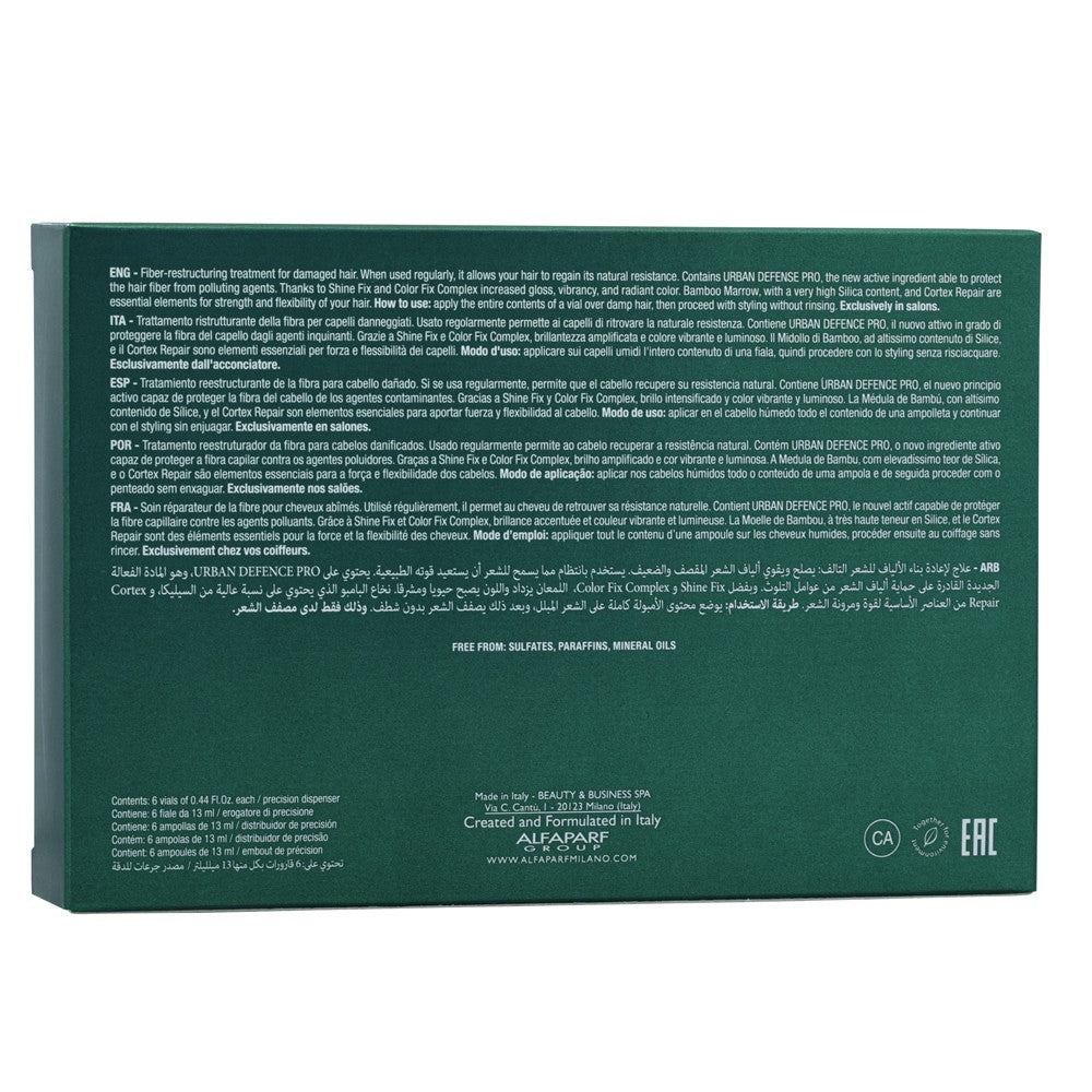 Alfaparf - Tratamiento de Reconstrucción Semi di Lino SOS Emergency Oil 6 x 13 ml
