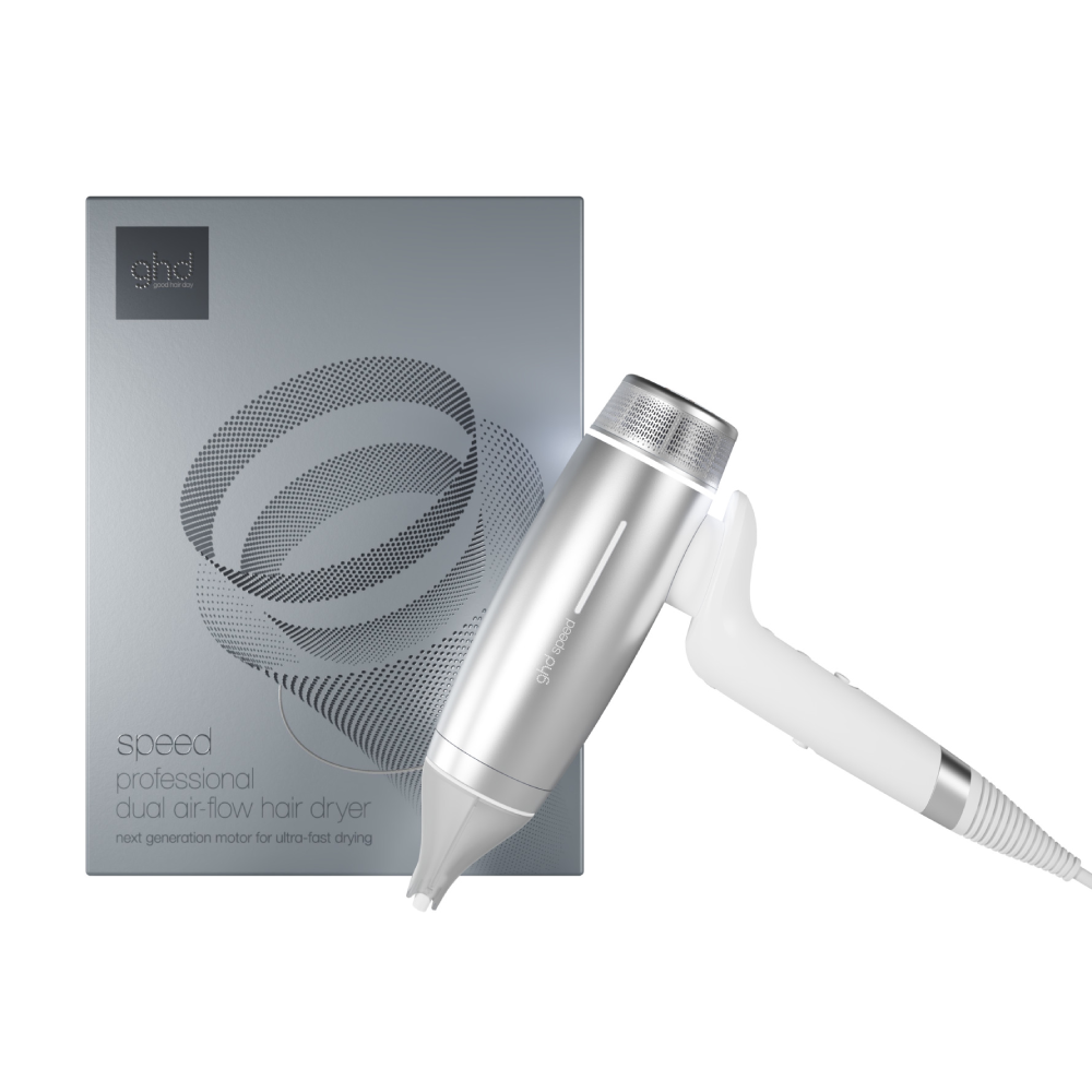 ghd - Secador Ionico Speed Blanco Plata