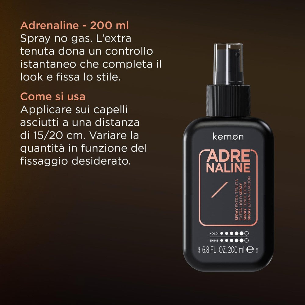 Kemon - Spray Extra-Fijación Hair Style Adrenaline 200 ml