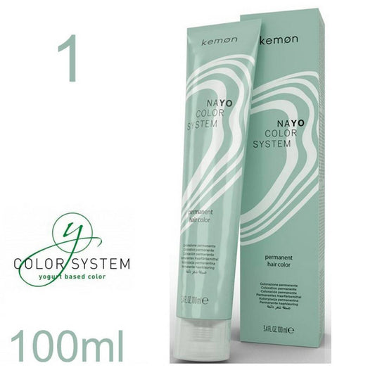 Kemon - Tinte Nayo Color Natural 1 Negro 100 ml