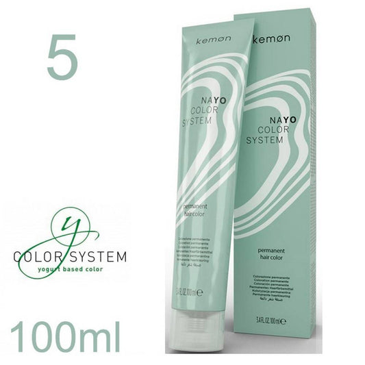 Kemon - Tinte Nayo Color Natural 5 Castaño Claro 100 ml
