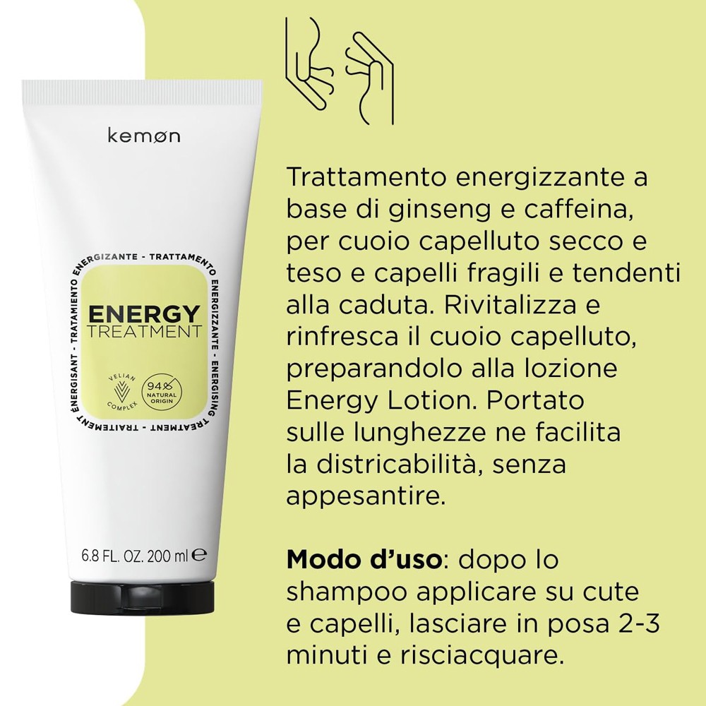 Kemon - Tratamiento Energizante Hair Care Energy 200 ml