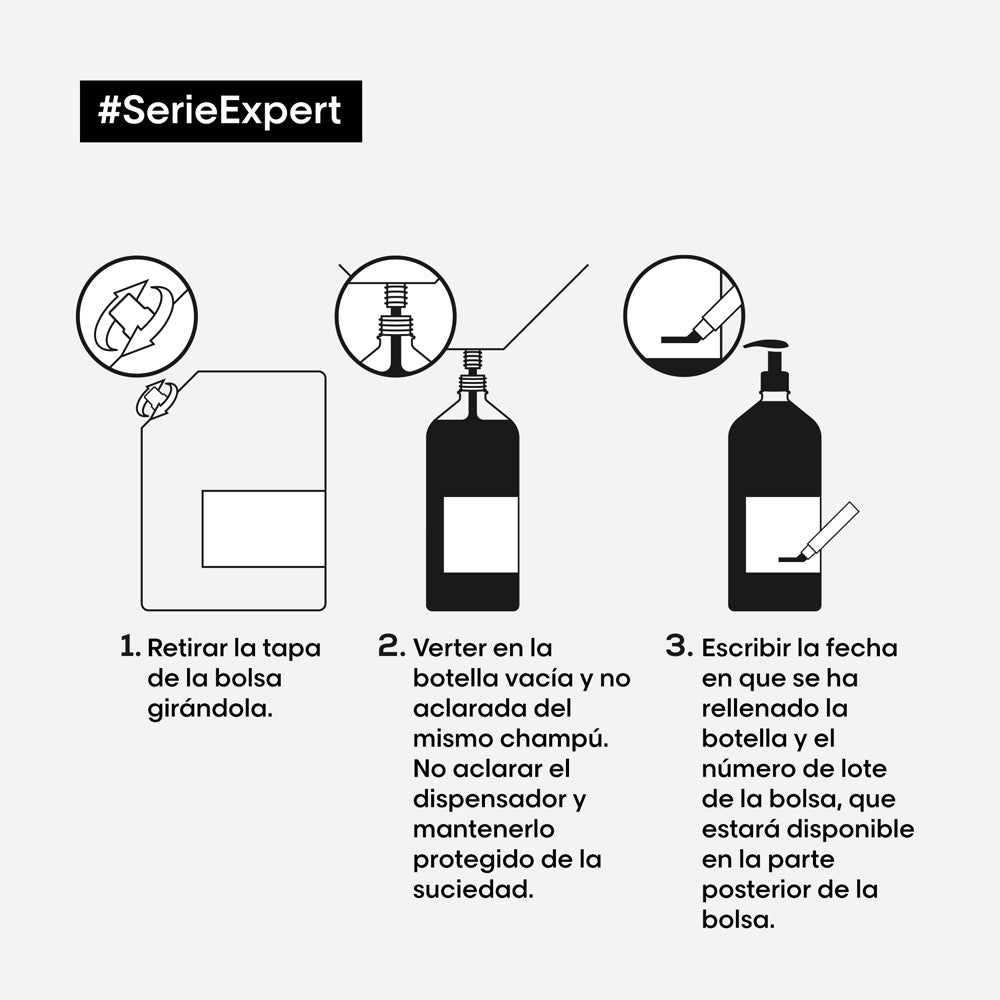 L'Oréal Professionnel - Refill de Champú Protector del Color Vitamino Color 1500 ml