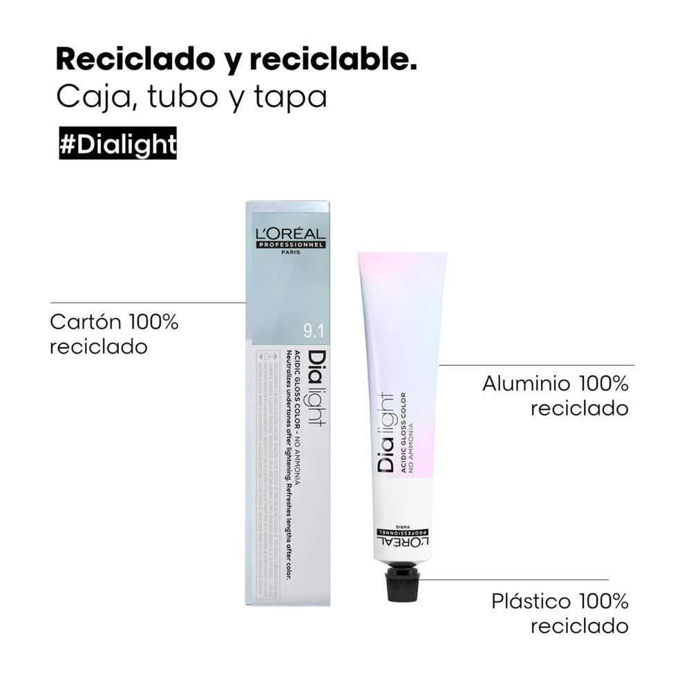 L'Oréal Professionnel - Milkshake Rubio Platino Ceniza Irisado 10.12 Dia Light 50 ml