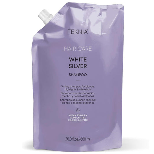 Lakme - Champú Anti-Amarillo Teknia White Silver Refill 600 ml