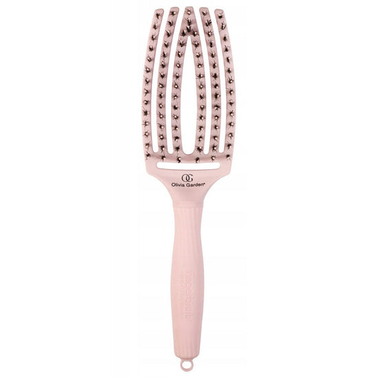 Olivia Garden - Cepillo Fingerbrush Pastel Pink Medium - 1 Unidad