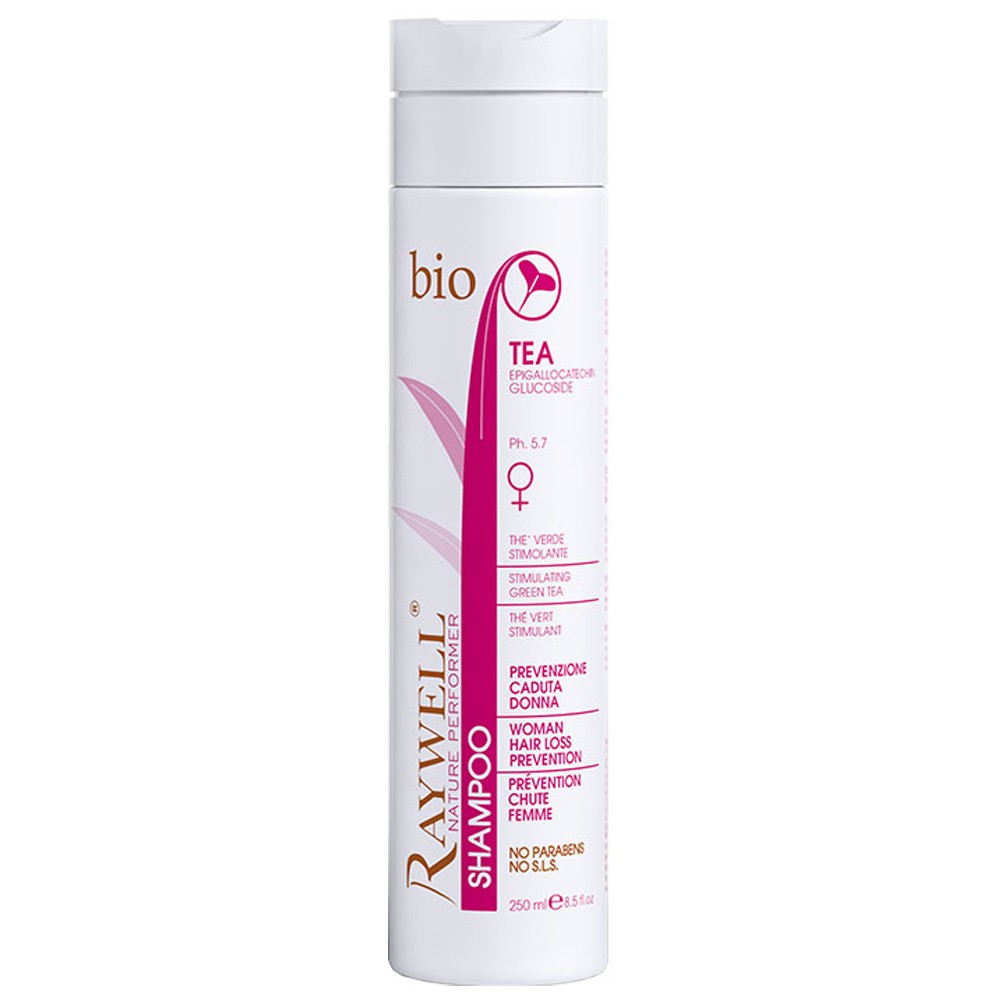 Raywell - Champú Bio Nature TEA Anti-Caída Mujer 250 ml