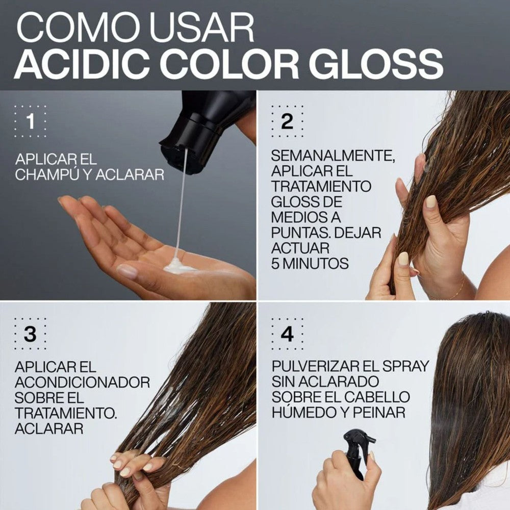 Redken - Champú de Color y Brillo Acidic Color Gloss 500 ml