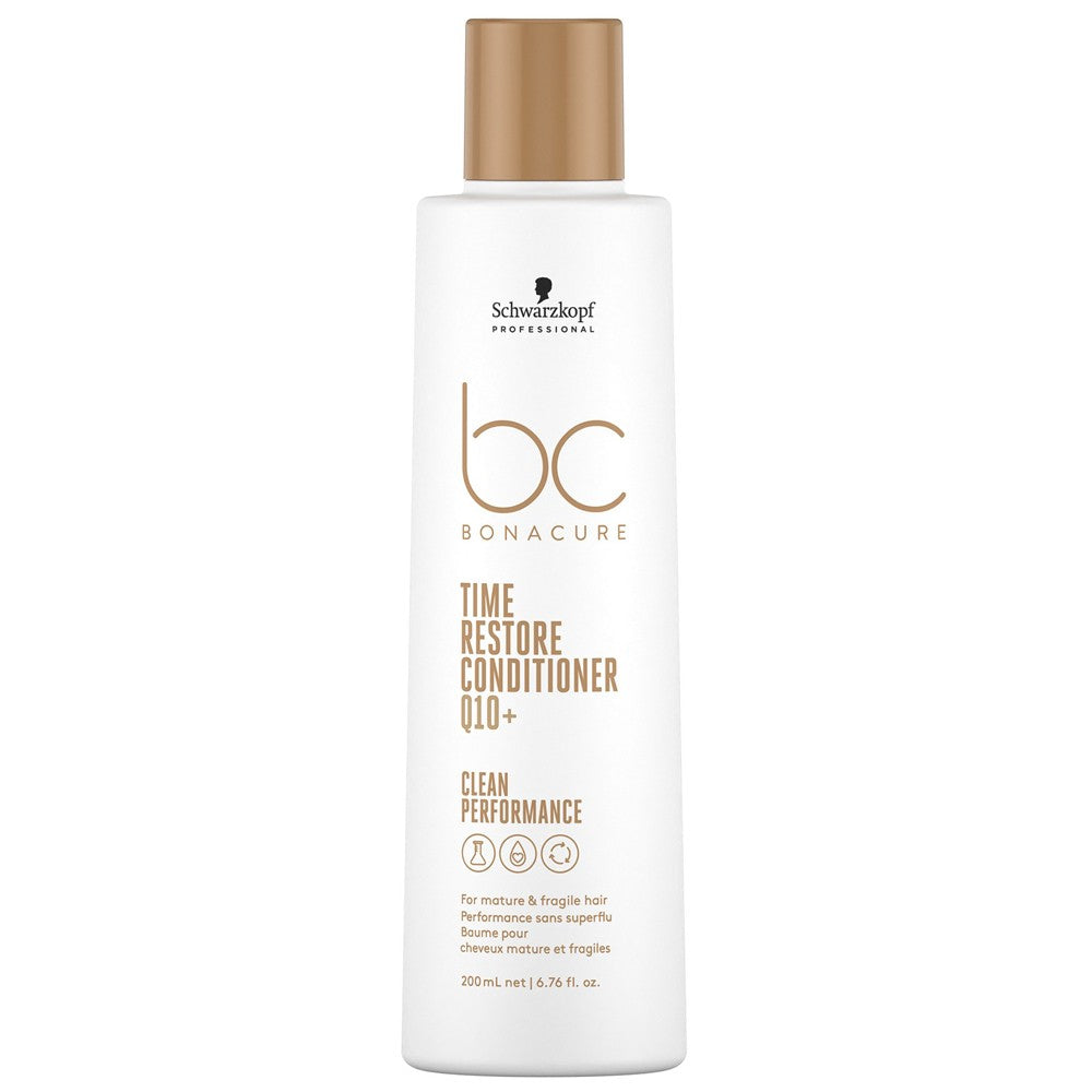 Schwarzkopf - Acondicionador Antiedad BC Bonacure Clean Q10+ Time Restore 200 ml
