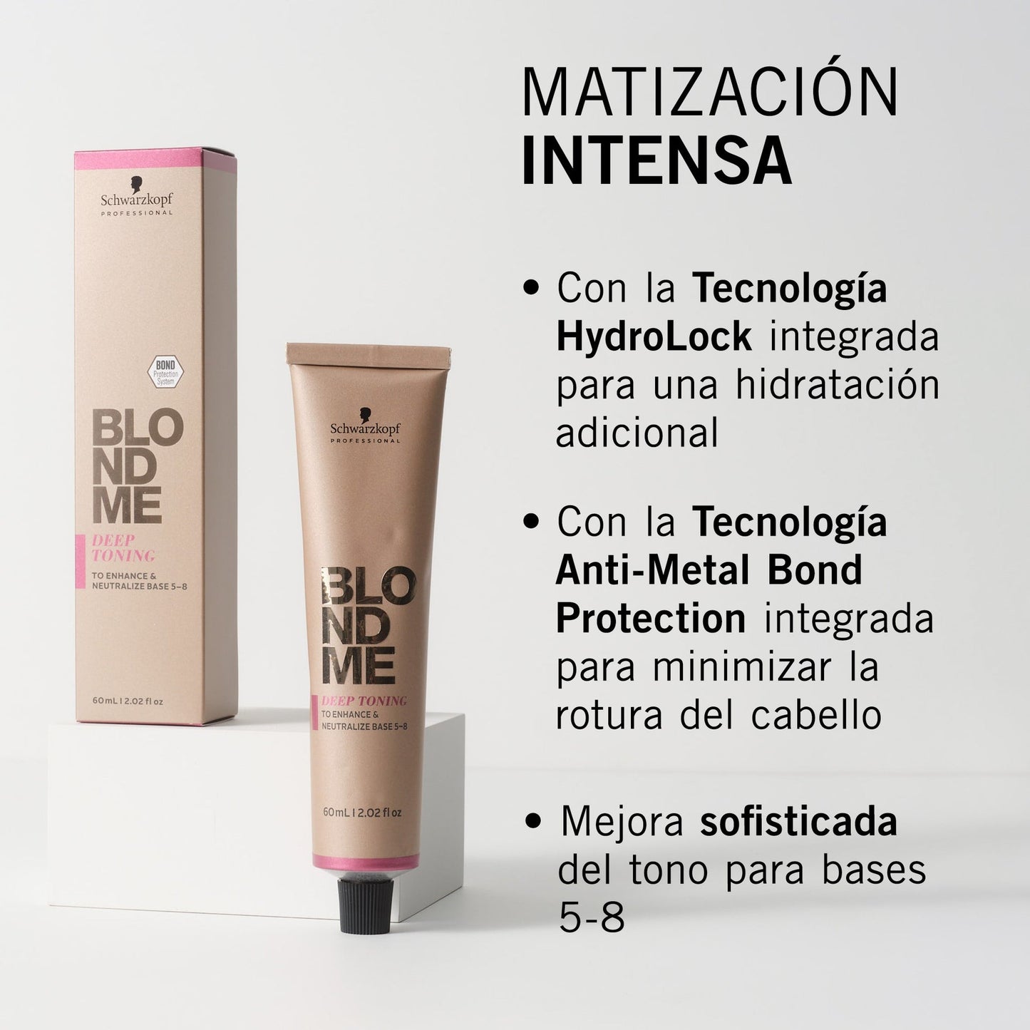 Schwarzkopf - Crema Matizadora Intensa BlondMe DT-Nougat 60 ml