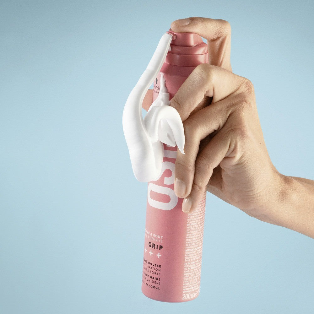 Schwarzkopf - Espuma de Fijación Extra-Fuerte OSiS+ Grip 200 ml