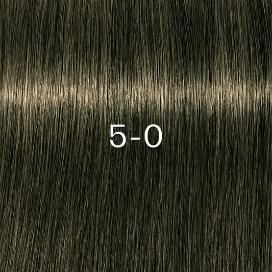 Schwarzkopf - Tinte sin Amoniaco Igora Zero AMM 5-0 Castaño Claro Natural 60 ml