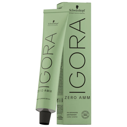 Schwarzkopf - Tinte sin Amoniaco Igora Zero AMM 6-0 Rubio Oscuro Natural 60 ml