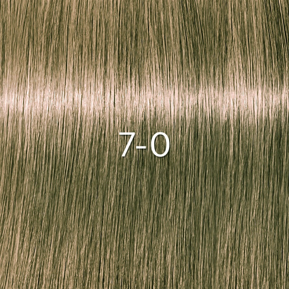 Schwarzkopf - Tinte sin Amoniaco Igora Zero AMM 7-0 Rubio Medio Natural 60 ml