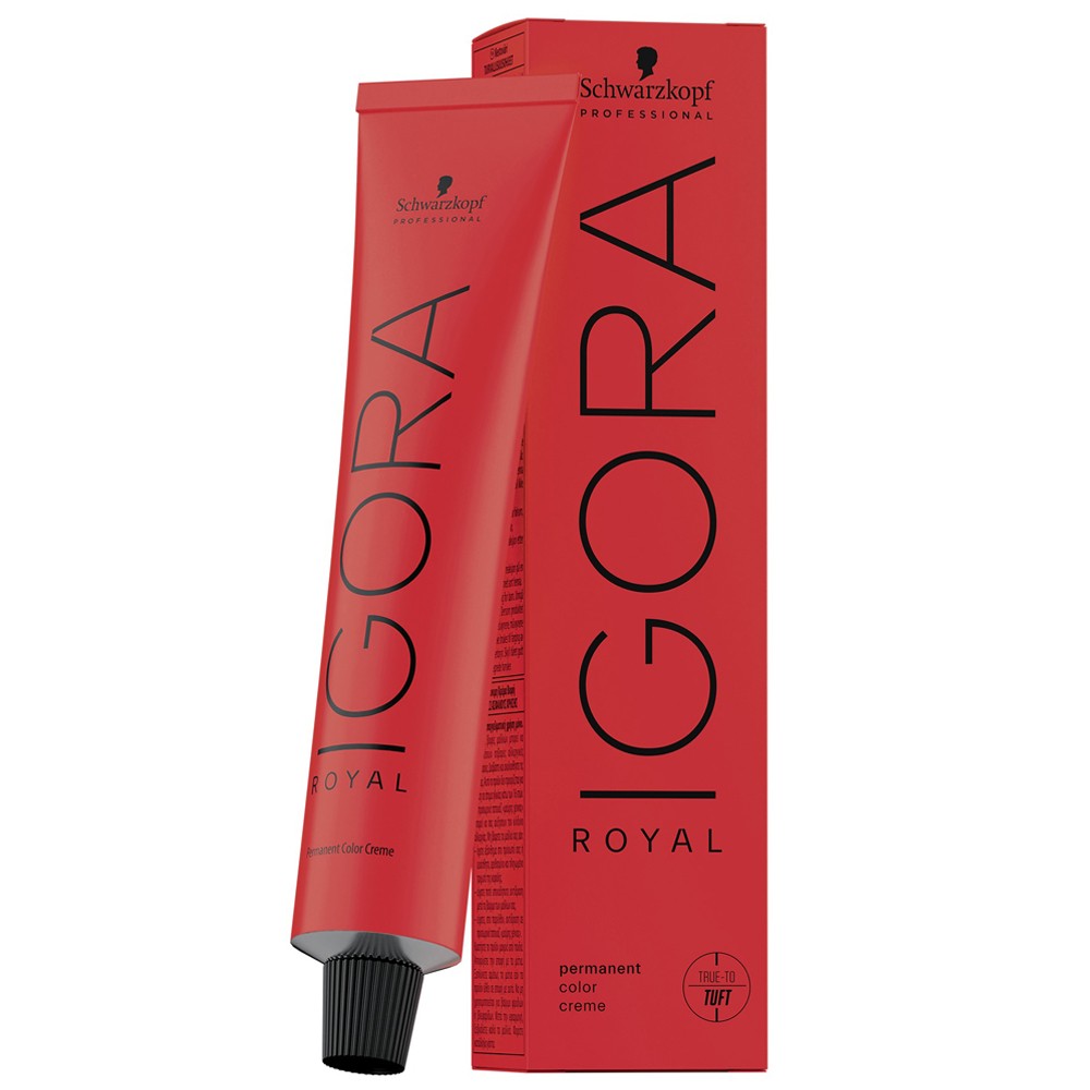 Schwarzkopf - Tinte Permanente Igora Royal 6-6 Rubio Oscuro Marrón 60 ml