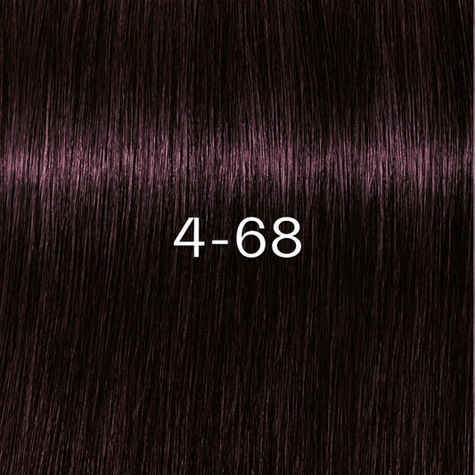 Schwarzkopf - Tinte sin Amoniaco Igora Zero AMM 4-68 Castaño Medio Chocolate Rojo 60 ml