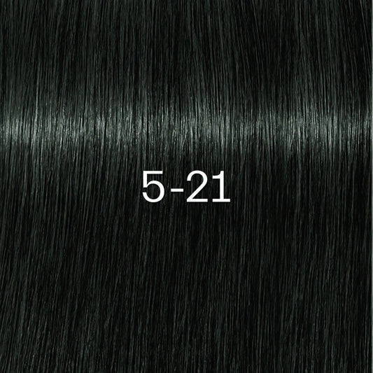 Schwarzkopf - Tinte sin Amoniaco Igora Zero AMM 5-21 Castaño Claro Humo Ceniza 60 ml