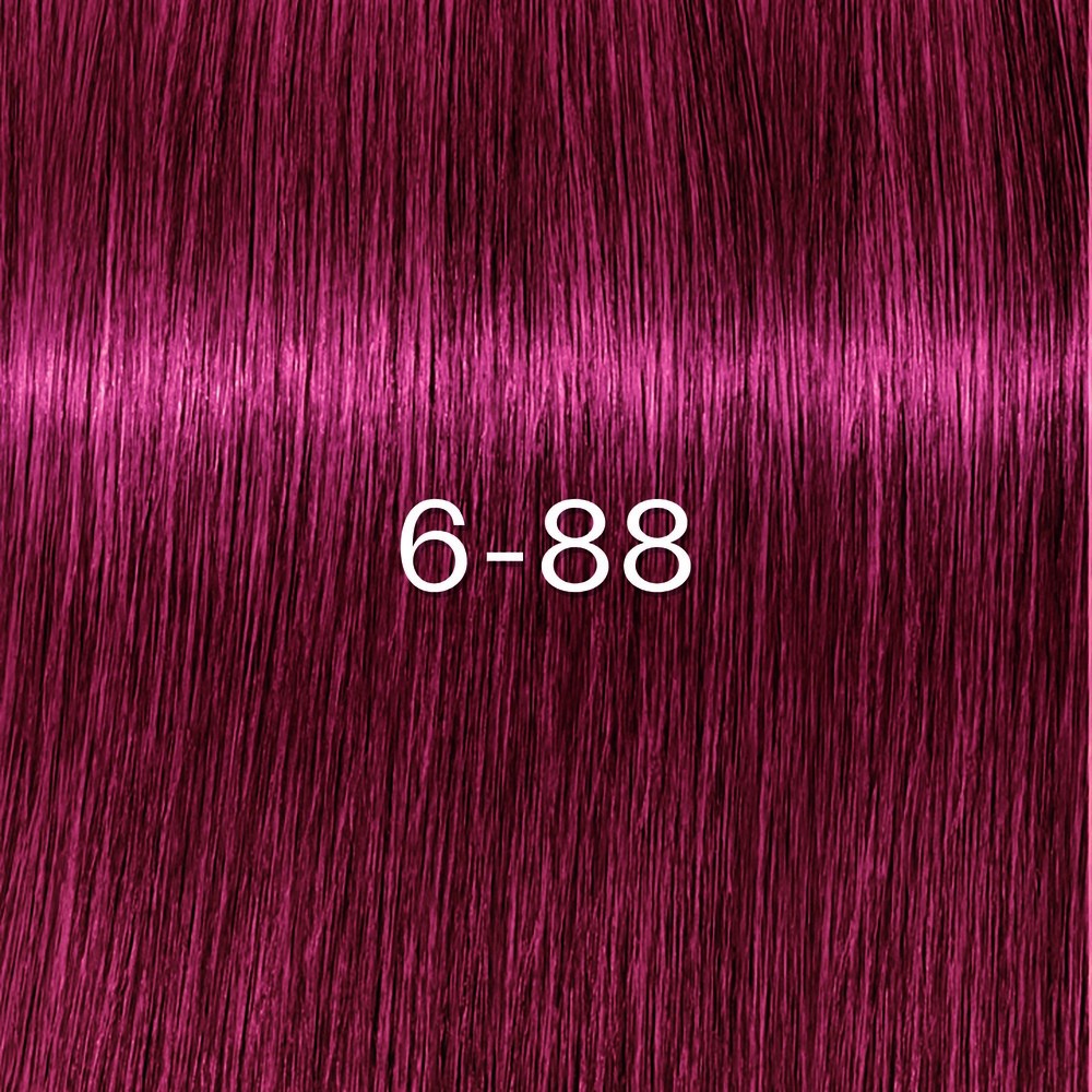Schwarzkopf - Tinte sin Amoniaco Igora Zero AMM 6-88 Rubio Oscuro Rojo Intenso 60 ml