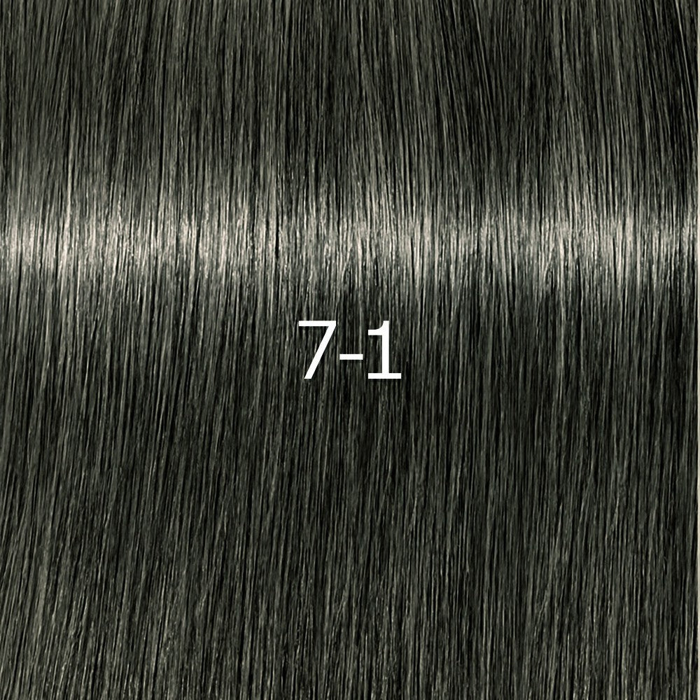 Schwarzkopf - Tinte sin Amoniaco Igora Zero AMM 7-1 Rubio Medio Ceniza 60 ml