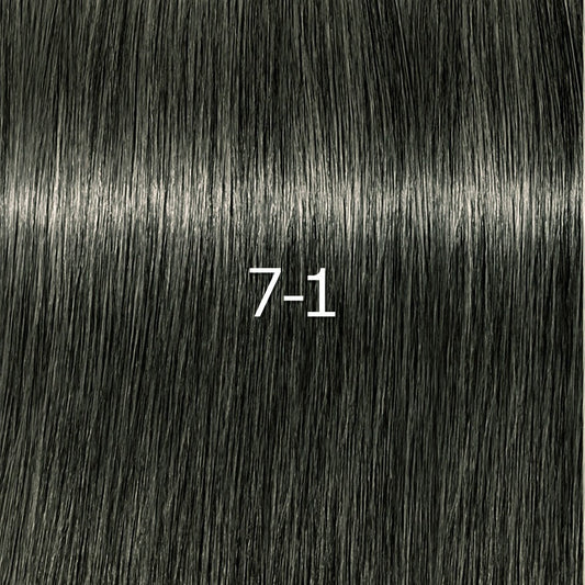 Schwarzkopf - Tinte sin Amoniaco Igora Zero AMM 7-1 Rubio Medio Ceniza 60 ml
